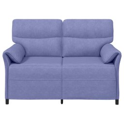 vidaXL Bank 100% polyester metalen frame MDF, Multiplex