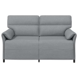 vidaXL Bank 100% polyester metalen frame MDF, Multiplex