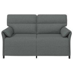 vidaXL Bank 100% polyester metalen frame MDF, Multiplex