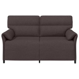 vidaXL Bank 100% polyester metalen frame MDF, Multiplex