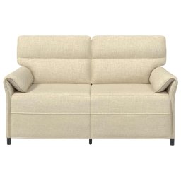 vidaXL Bank 100% polyester metalen frame MDF, Multiplex