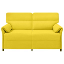 vidaXL Bank 100% polyester metalen frame MDF, Multiplex