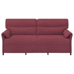 vidaXL Bank 100% polyester metalen frame MDF, Multiplex