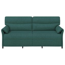 vidaXL Bank 100% polyester metalen frame MDF, Multiplex