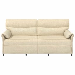 vidaXL Bank 100% polyester metalen frame MDF, Multiplex