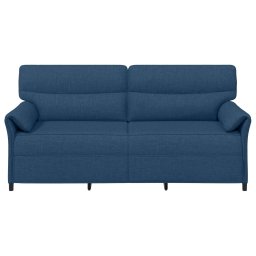 vidaXL Bank 100% polyester metalen frame MDF, Multiplex