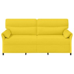 vidaXL Bank 100% polyester metalen frame MDF, Multiplex