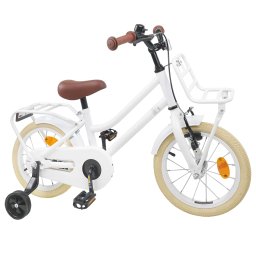 vidaXL Kinderfiets 16 Inch voor 4-6 jaar oud Wit