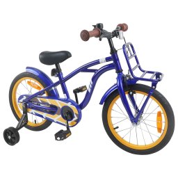 vidaXL Kinderfiets 16 Inch voor 4-6 jaar oud Donkerblauw