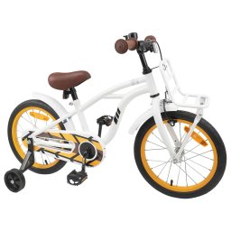 vidaXL Kinderfiets 16 Inch voor 4-6 jaar oud Wit