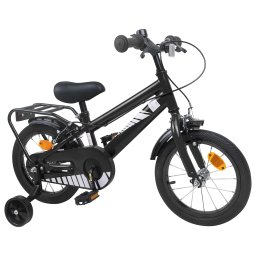 vidaXL Kinderfiets 16 Inch voor 4-6 jaar oud Zwart