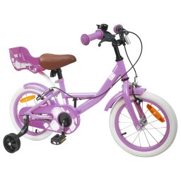 vidaXL Kinderfiets 14 Inch voor 3-5 jaar oud Paars