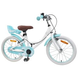 vidaXL Kinderfiets 18 Inch voor 5-7 jaar Wit
