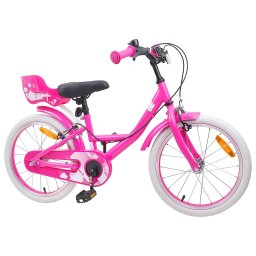 vidaXL Kinderfiets 18 Inch voor 5-7 jaar Roze