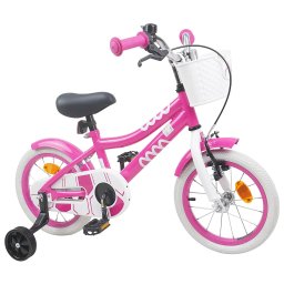 vidaXL Kinderfiets 16 Inch voor 4-6 jaar oud Roze