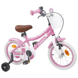 vidaXL Kinderfiets 16 Inch voor 4-6 jaar oud Lichtroze