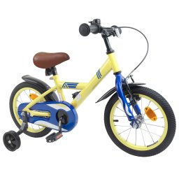 vidaXL Kinderfiets 16 Inch voor 4-6 jaar oud Geel