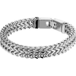 The Jewelry Collection - Armband 10 mm 19 cm - Staal