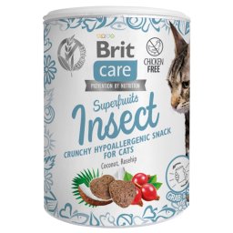 100g Brit Care Cat Snack Superfruits & Insecten Kattensnacks