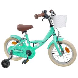 vidaXL Kinderfiets 12 Inch voor 2-4 jaar oud Zeegroen