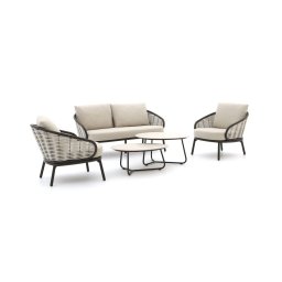 Apple Bee Pine Key stoel-bank loungeset 5-delig 4-zits - Laagste prijsgarantie!