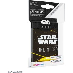 Star Wars Unlimited - Art Sleeves - Card Back Yellow - Star Wars Sleeves
