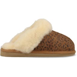 Shepherd of Sweden - 39- Jessica slippers Dames Sloffen - Bruin/Leopard