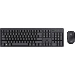 Trust ODY V2 - Draadloos Toetsenbord en Muis - Stil - Qwerty - Zwart