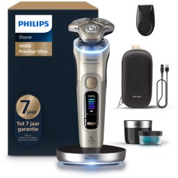 Philips Shaver i9000 Prestige Ultra Elektrisch Scheerapparaat Voor Mannen - Met Quick Clean Pod & Precisietrimmer - Goud - XP9403/31