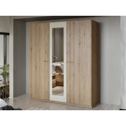 Kast VERTIGO 3 deuren wilde eik met spiegel