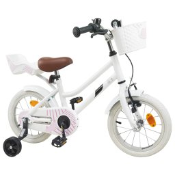 vidaXL Kinderfiets 12 Inch voor 2-4 jaar oud Wit