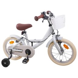 vidaXL Kinderfiets 14 Inch voor 3-5 jaar oud Lichtgrijs