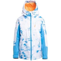 ROXY CHLOE KIM JACKET AZURE BLUE CLOUDS M Woman