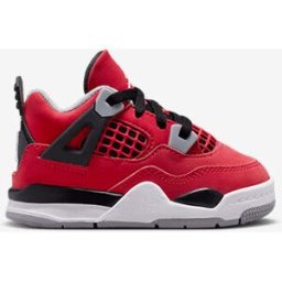 Schoenen Jordan Jordan 4 Retro Toro Bravo- Baby Rood/zwart Unisex 26