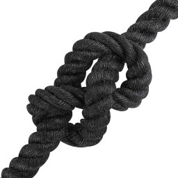 vidaXL Jute Touw 20 mm Zwart 100% Tossa jute
