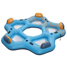 Bestway Hydro-Force Drijvend Eiland Blauw 300 x 287 cm PVC