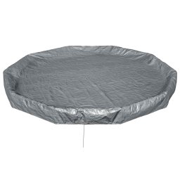 Bestway Zwembadcover Ø3,05 m Rond Polyester Grijs