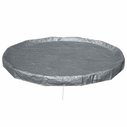 Bestway Zwembadcover Ø3,66 m Rond Polyester Grijs