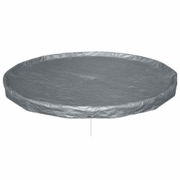 Bestway Zwembadcover Ø4,27 m Rond Polyester Grijs