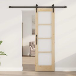 vidaXL Schuifdeur ORKDAL Naturel 61 x 198,5 cm