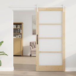 vidaXL Schuifdeur ORKDAL Naturel 93 x 202 cm