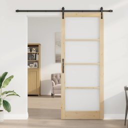 vidaXL Schuifdeur Anders ORKDAL Bruin 93 x 232 cm