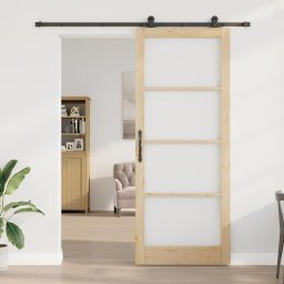 vidaXL Schuifdeur ORKDAL Naturel 93 x 232 cm
