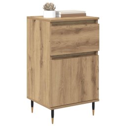 vidaXL Dressoir Artisan Eiken 40 x 35 x 70 cm Gemonteerd hout en ijzer