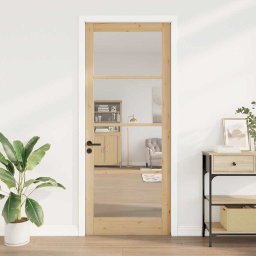 vidaXL Binnendeur ORKDAL Bruin 93 x 232 cm