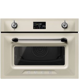 Smeg SO4902M1P Inbouw combimagnetrons Wit