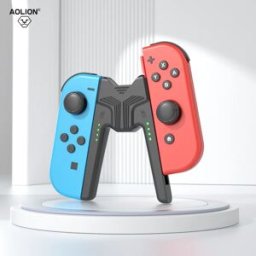 Aolion draagbare oplaadgreepbeugel voor Nintendo Switch/OLED voor Joy-con Controller Oplaadstation voor Switch Game-accessoires NS2 Rechargeable