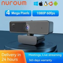 Nuroum V11 Hoge kwaliteit 1080p 60fps Full Hd Plug En Play Computer USB Webcamera Mini Webcam 2K voor pc-laptop met microfoon 4K Webcam