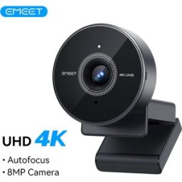 Webcam 4K Webcamera 1080P 60fps met microfoon Mini USB-camera voor computer / desktop / laptop EMEET-webcam Webcam 4K