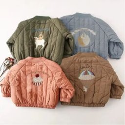 HiPapa Peuter Baby Jongen Meisje Jassen Lente Herfst Lange Mouw Borduren Fleece Katoen Kinderjassen Bovenkleding Kinderkleding 4